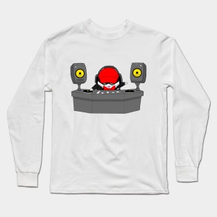 DJ Timothy Rabbit Party Anne Happy Long Sleeve T-Shirt